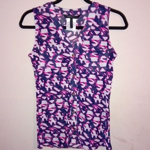 BCBG MaxAzria Sleeveless Top Sz S